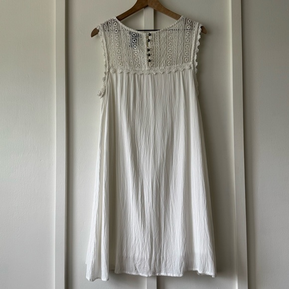 Joei and i White Midi Dress Size‎ Large - Picture 10 of 12